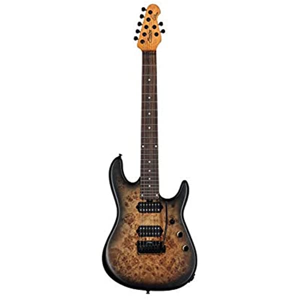 Sterling by Music Man - Guitarra Eléctrica de Cuerpo Sólido de 7 Cuerdas para Diestros Natural Poplar Burst (Richardson7-NPB)