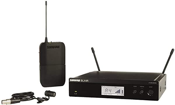 Sistema De Micrófono Inalámbrico Shure Blx14R/W85 Con Receptor De Montaje En Rack Blx4R Cuerpo Blx1 Y Micrófono De Condensador Cardioide Wl185 Lavalier Para Aplicaciones De Voz BLX14R/W85-H9