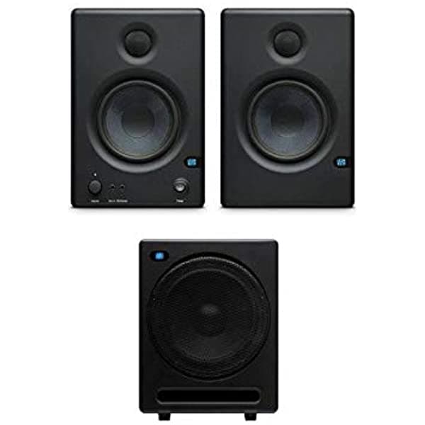 Presonus Eris E4.5 Hd 2-Vías 4.5 Monitores De Cerca De Campo Presonus Temblor T10 Active 10 Studio Subwoofer
