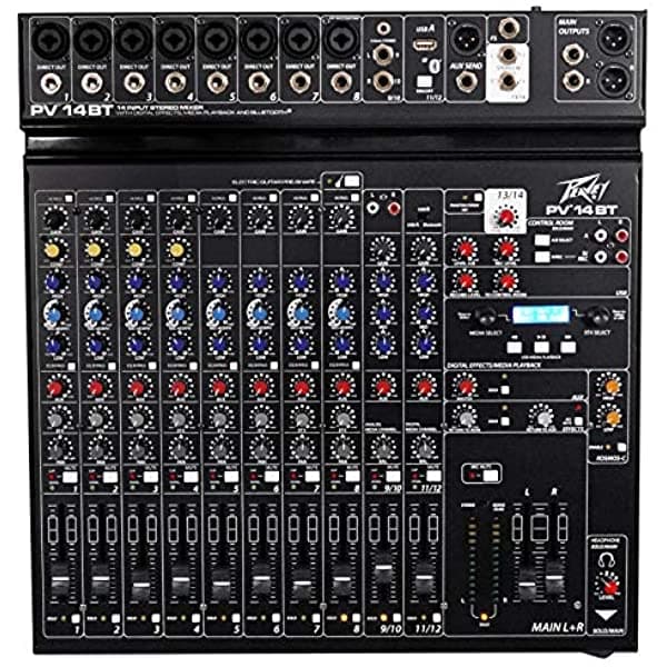 Peavey Pv 14Bt Bluetooth Sumorming Mezcle Consola Mezcle Church School PV 14BT HOW