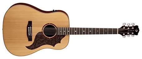 Luna Americana Series Amt 100 Dreadnought Electroacústica Pickguard De Cuero