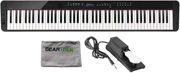 Casio Px-S3000Bk 88 Taño De Limpieza De Piano Digital Con Llave Ponderada Y Sostenga