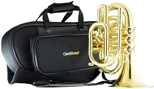 Carolbrass Cpt-3000-Yls-Bb-L - Trompeta De Latón Amarillo Con Bolsillo