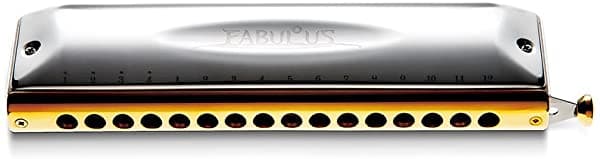 Suzuki F-64C Fabulous 16-Hole Cromático Cross Slide Alignment Harmonica