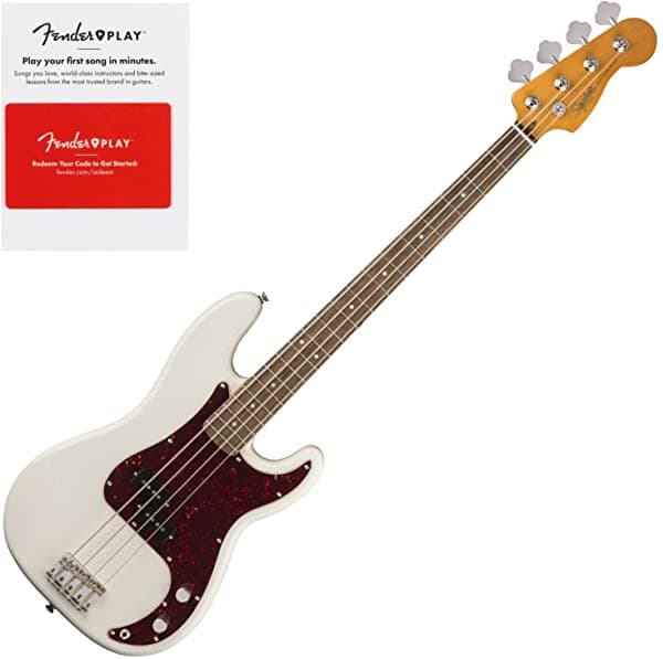 Squier 0374510505 Classic Vibe 60s Precision Bass Diapasón de Laurel Olympic W