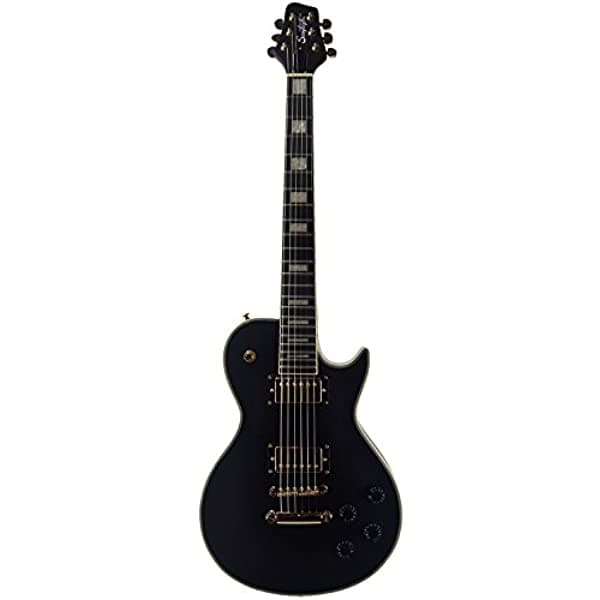 Sawtooth Guitarra Eléctrica de Cuerpo Sólido de 6 Cuerdas para Diestros ST-H70C-STNBK