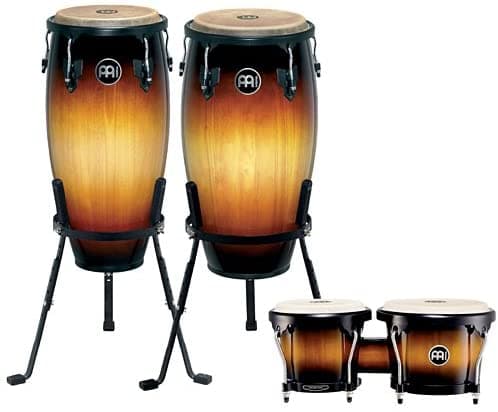 Meinl Headliner Series 11 Y 12 Congo Y Bongo Set Vintage Sunburst HC512VSB/HB100VSB