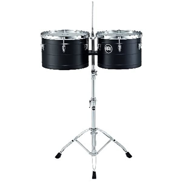 Meinl percusión Turbo Mtt1415Bk Marathon Series 14 Y 15 Inch Deep Shell Timbales Black