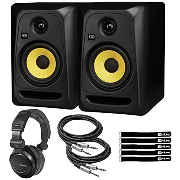 Clutch Krk Cl5G3 5 Bi-Amp Potenciados Monitor De Estudio Activo Parlantes Par W Trs Cables