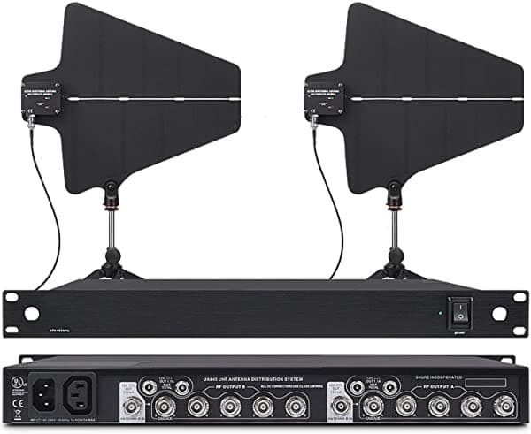 Bolymic Uhf - Micrófono Inalámbrico Con Sistema De Distribución De Energía 470-952Mhz Para Sistema De Micrófono Inalámbrico Profesional Reunión BOLY-2100AT