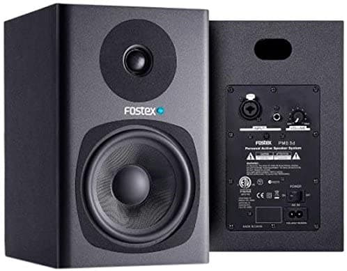 Fostex PM0.5D-B 5 Pulgadas 2 vías Active Monitor de Estudio Profesional Juego de 2 AMS-PM05D-B