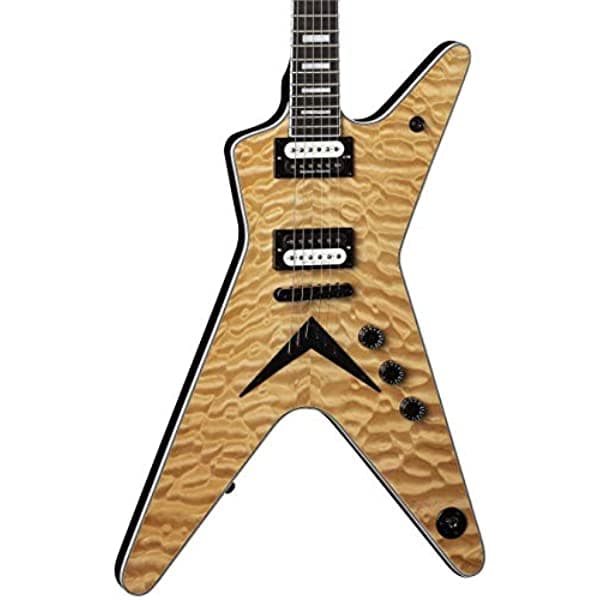 Dean Ml Select Quilt Top Guitarra Eléctrica Gloss Natural ML SEL QM GN