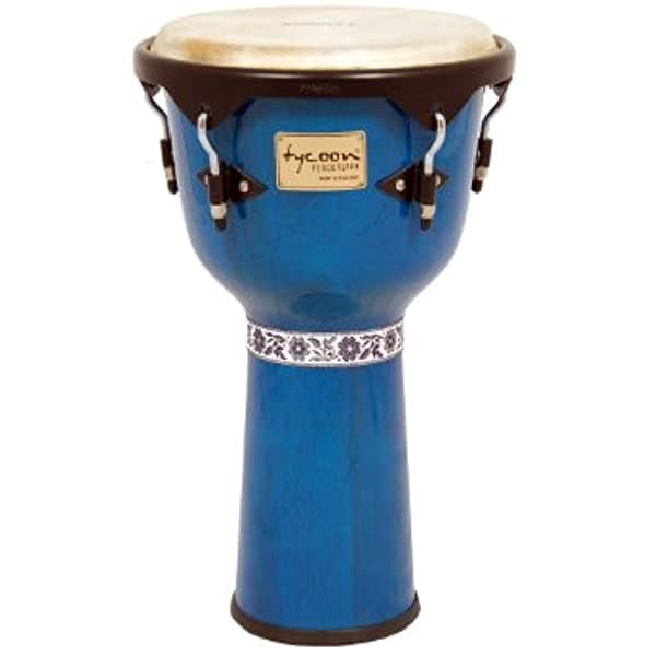 Tycoon Percusión Serie De Artista De 12 Pulgadas Djembe Blue Acabado TJ-72 B BL