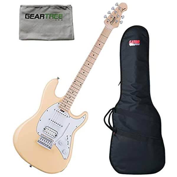 Sterling Ct30Hssvcm1 Cutlass Hss Vintage Cream Guitarra Eléctrica Geartree Cloth