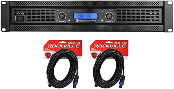 Rockville Rpa16 - Amplificador De Potencia (10000 W 2 Canales Amplificador)