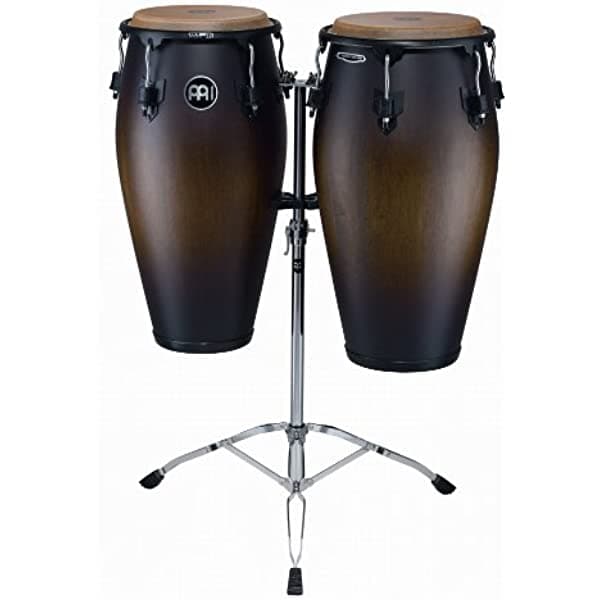 Meinl Percusio Mcc-Set-Atb-M Marathon Classic Series Conga Conjunto De 11 Pulgadas Y 11.75 Pulgadas Burque De Tabaco Antigüedad