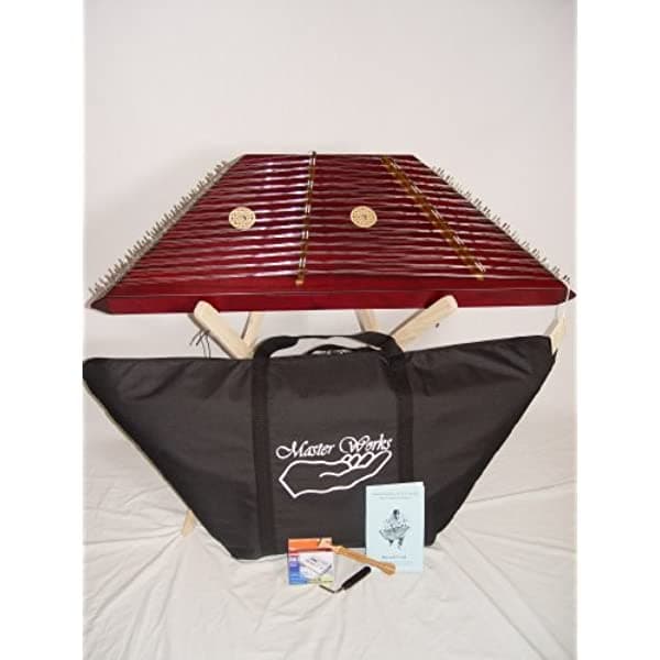 Masterworks Master Obras "Paquete De Caoba-Sapele Pioneer 15 - 14 Martillo Dulcimer - Arándano Mancha 16-15p
