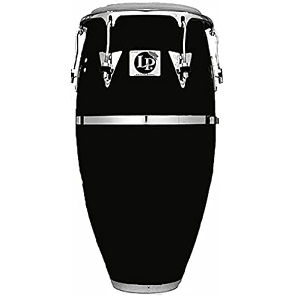 Latin Percussion LP Patato Modelo 11-3/4 Fibra de Vidrio Conga Black Chrome LP559X-1BK