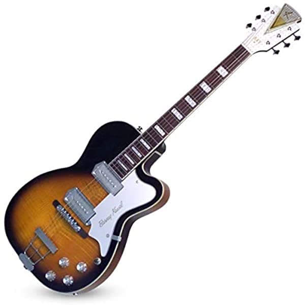 Kay Reissed 1957 Barney Kessel "Pro" Guitarra Eléctrica Limited Production Signature Edition & Case Sunburst K1700Vts