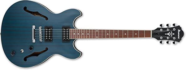 Ibanez Aimm 20 Aniversario As53Tbf Artcore Guitarra Eléctrica En Trans Blue Flat