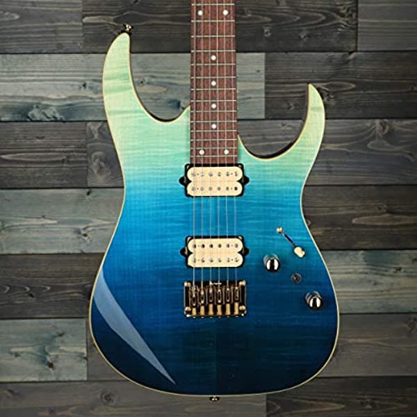 Ibanez RG421HPFM High Performance - Degradado en tonos de Arrecife Azul muhk-270511