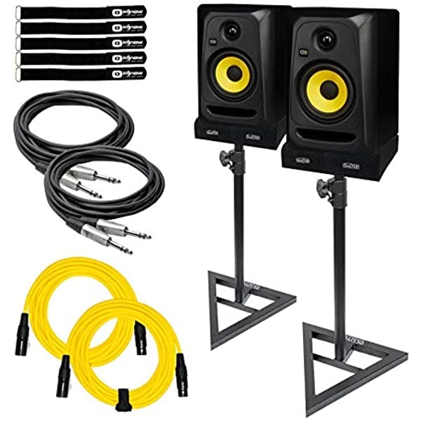 Clutch KRK Rokit 5 CL5G3 5 Classic Active Monitor de Estudio Parlante Par con Soportes & TRS