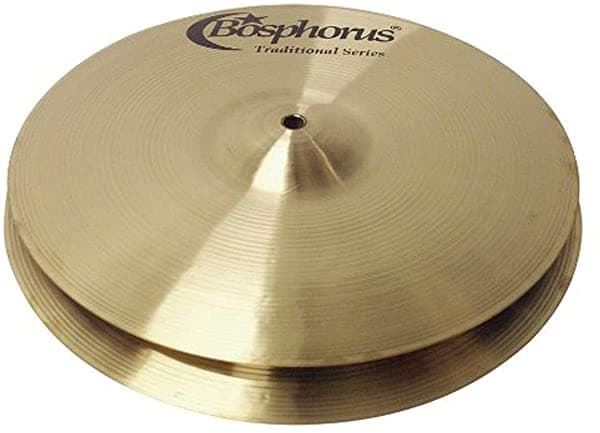 Bosphorus Cymbals Bosforus Platillo T15Hd Serie Tradicional De 15 Pulgadas Hihat Platillo Par