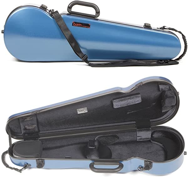 Bam Francia 2002 X L Contorneado Hightech 4/4 Violín Caso Azul Celeste