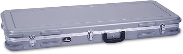 Crossrock Cra860Bsl Bajo Case Abs Moldeado Tanto 4 Cuerdas Y 6 Cuerdas Silver