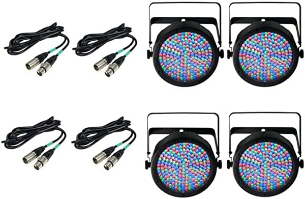 4 Chauvet Dj Slimpar 64 Led Slim Par Can 4334418763