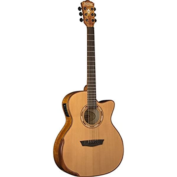 Washburn 6 cuerdas Guitarra electroacústica Natural (WCG66SCE-O)
