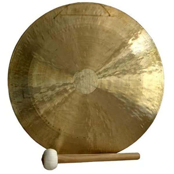 The Gong Shop 26 ”El Gong De Viento Incluye Gong Mallet & Hanging Cuerdas Auténtico Gongs Chinos Calidad Seleccionada Y Sound