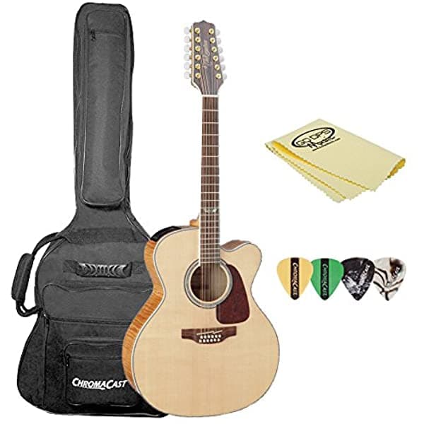 Takamine Gj72Ce-12 Nat-Kit-1 Jumbo Cutway 12-Cuerdas Electroacústica