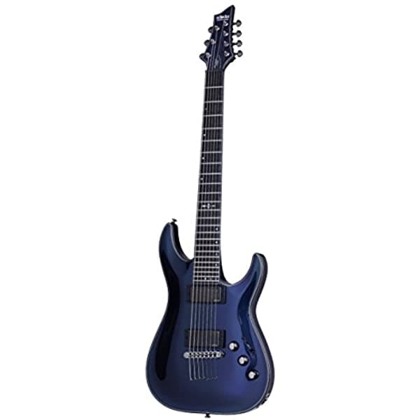 Schecter Hellraiser Hybrid C-7 7 cuerdas guitarra eléctrica de cuerpo sólido UV 1956