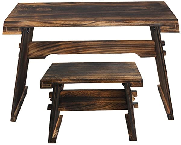 Orientalmusicsanctuary Acústica Paulownia Guqin Table Gu Qin Stand Bench
