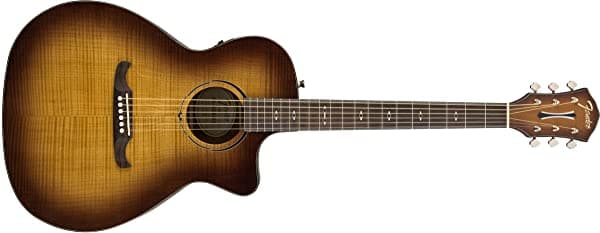 Fender FA-345CE Auditorium - Guitarra Acústica, Diapasón de Palisandro, Tea Burst 961343064