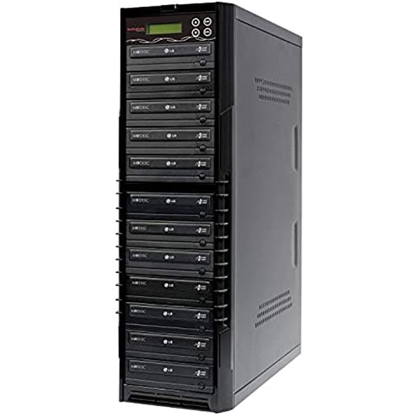 Bestduplicator BD-LG-11T Duplicador de DVD SATA 24x para 11 Blancos con Quemador LG Incorporado (1 a 11)