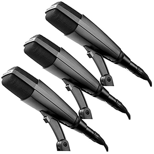Sennheiser Md 421-Ii Micrófono Cardioide De Difusión Dinámica - Paquete De 3