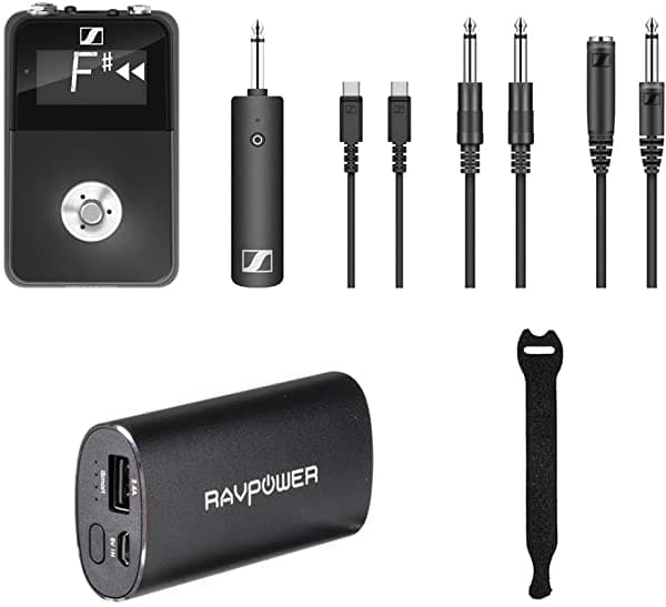 Sennheiser Xsw-D Pedalera Set Ravpower Luster 6700Mah Cargador Y Straps 10 Paquetes De 10 Paquetes