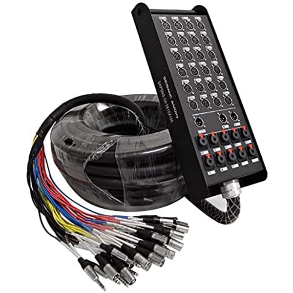 Seismic Audio Sapsns-24-3X10X100 24 Canales 100 Pies Serpiente Cable Compatible Presonus 24.4.2 Digital Mezclador