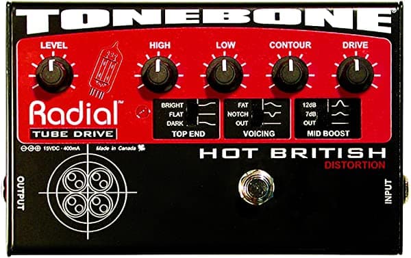 Tonebone Radial Hot British Tube Distorsión Pedal R8007020