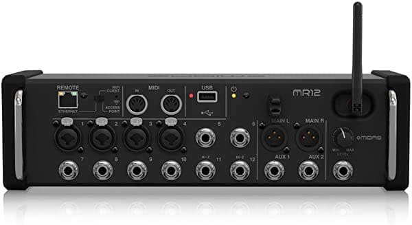 Midas 12-Intradas Mistreador Digital Ipad Tabletas Yroid 4 Midas Pro Preams 8 Línea Entradass Wifi Integrated Módulo Y Usb Stereo Grabador Mr12
