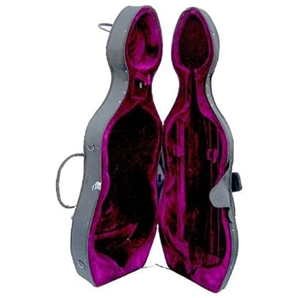 Merano Cc200-1 3 4 Size De Casco De Casco De Violonchelo Vino Negro Rojo