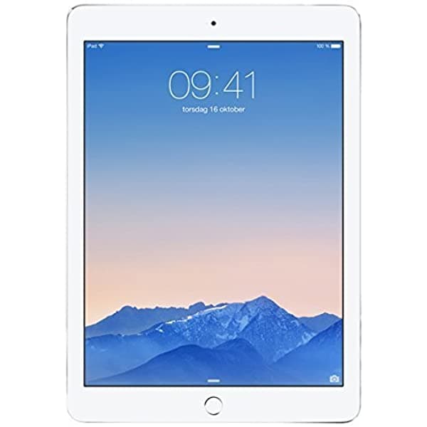 Apple iPad Air 2 MGTY2LL/A 9.7 Pulgadas 128 GB (Plateado) (Reacondicionado)