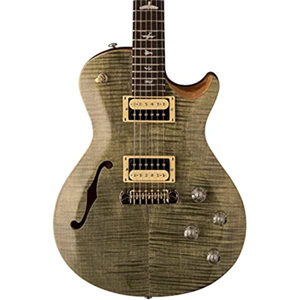 PRS Paul Reed Smith SE Zach Myers - Guitarra Electrica Semihueca Con Funda Acolchada Color Verde ZM3TG