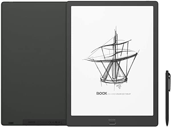 Boox Max3 13.3 Bloc De Notas Digital Android 9.0 Reconocimiento De Huellas Dactilares Wifi De 5 Ghz Capacidad Otg (Negro) BMNG