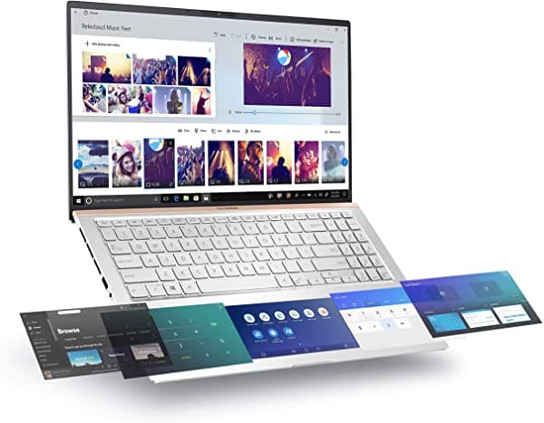 Asus Zenbook 15 - Bisel Nanoedge Fhd De 15.6 Pulgadas Intel Core I7-10510U 16 Gb De Ram Ssd Pcie De 512 Gb Geforce Gtx 1650 Innovative Screenpad 2.0 Windows 10 Pro Ux534Ftc-As77 Color Gris