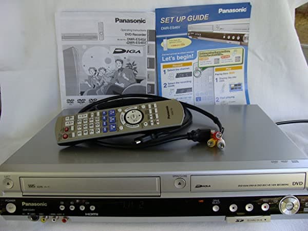 Panasonic Dmr-Es46Vs Grabadora De Dvd/Vhs Plata