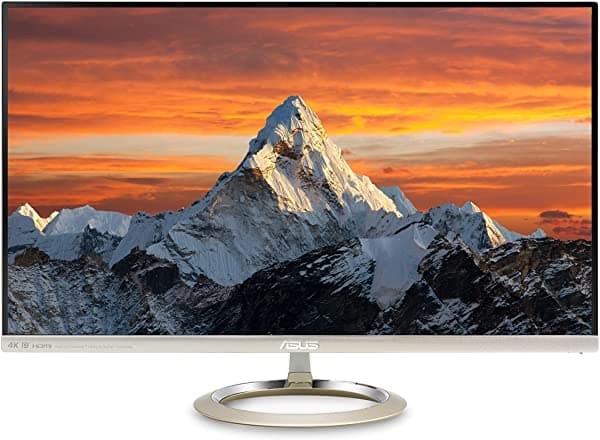 Asus Designo Mx27Ucs 27" Monitor 4K (3840 X 2160) Ips Adaptive Sync Cuidado De Los Ojos Displayport Hdmi Usb Tipo C Frameless Icicle Gold + Negro