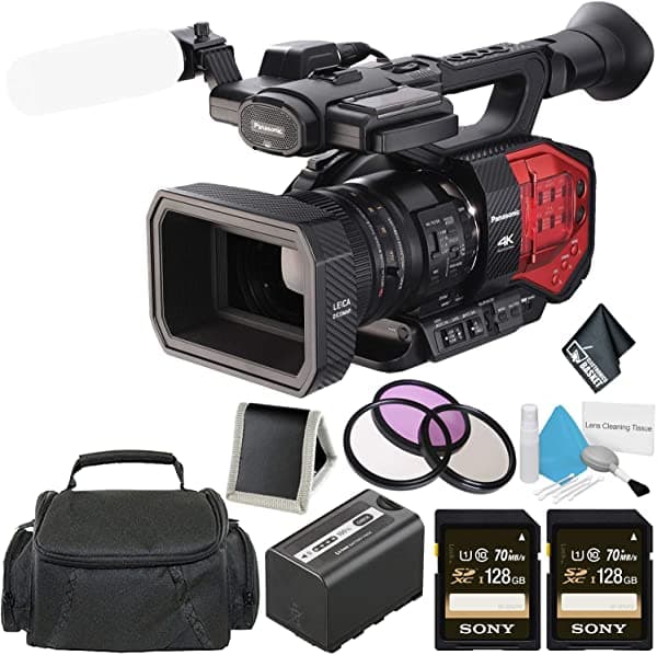 Panasonic Ag-Dvx200 4K De Mano Camcorder Bundle AG-DVX200PJ